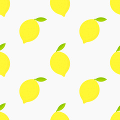 Lemons seamless pattern