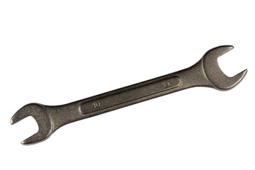 fixed wrench in white background