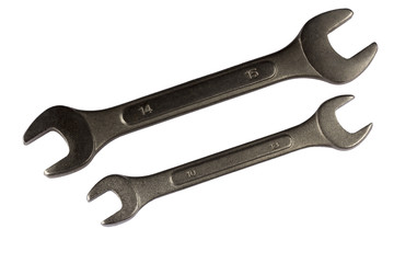 fixed wrench in white background