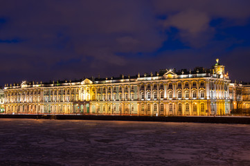 Fototapeta na wymiar The Winter Palace in Saint Petersburg
