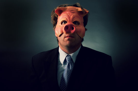 Pig Businessman