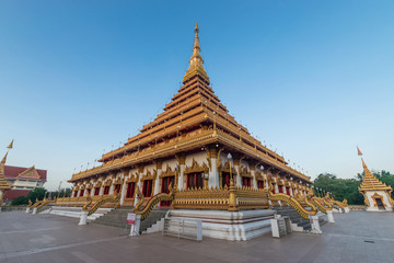 Naklejka premium Phra Mahathat Kaen Nakhon, Wat nong wang Khon Kaen