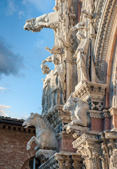 Obraz premium Siena Cathedral is a Gothic church dedicated to Santa Maria Assunta.