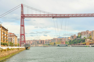Fototapeta na wymiar Puente de Vizcaya, Basque Country, Spain, Europe 