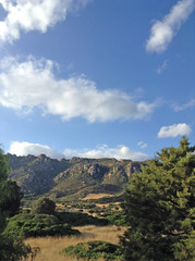 mountain landscape on Sardinia, Italy