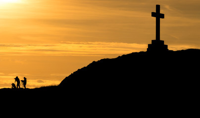 Cross at Sunset