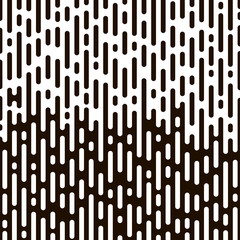 Rounded lines seamless pattern. background with halftone transition