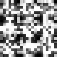 Modern Stylish Halftone seamless pattern