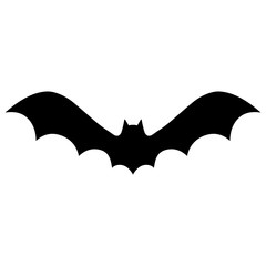 Vector silhouettes of bat