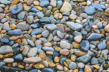 Galets multicolores