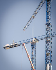 Naklejka premium Gruas