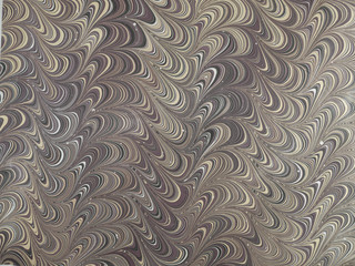 Marbled paper background.