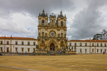 Fototapeta na wymiar Alcobaca monastery building, Portugal