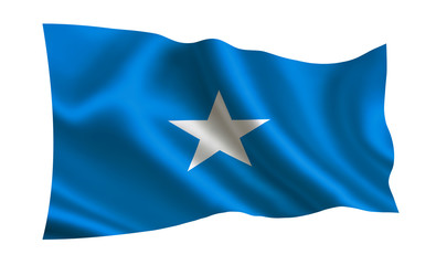 Somalia flag. A series of 