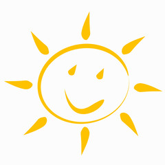 sun with a smile