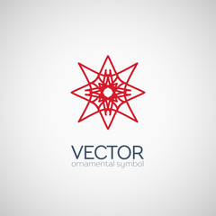 Vector geometric symbol