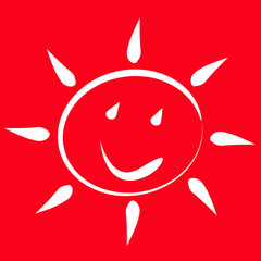 sun with a smile