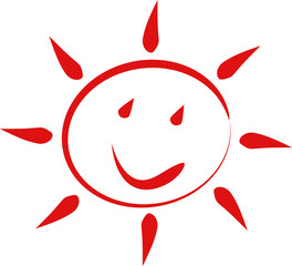 sun with a smile
