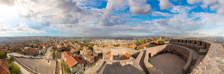 Fototapeta na wymiar Panoramic view of Ankara, Turkey