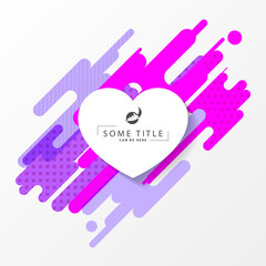 Fototapeta premium Abstract dynamic geometric background. Modern concept. Vector