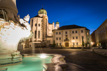 Fototapeta premium Passau at sunset, Germany
