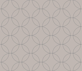 Fototapeta premium Abstract geometric pattern by the points, circles. Gray and white texture.