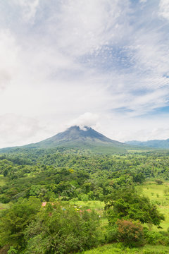 Arenal volcano landscape La Fortuna Costa Rica