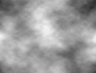 Grey sky with clouds. Vector background. Texture dark distressed ominousb clouds with cumulus clouds..