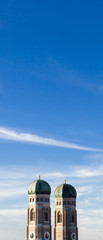 munich church against blue sky