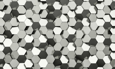hexagon geometric background