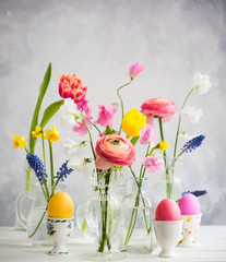 festive Easter table