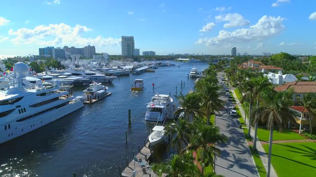 Fort Lauderdale 2017 boat show and luxury mansions