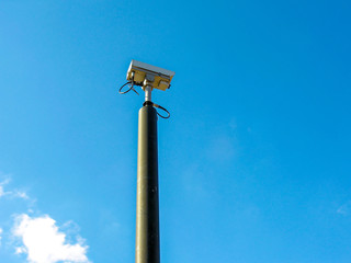 Security camera close-up in London 