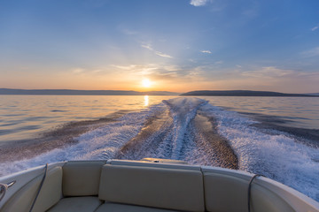 sunset boat ride - 179879566