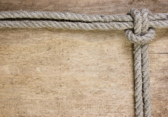 frame made of rope