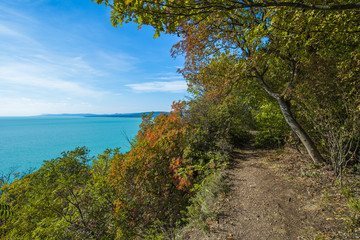 Autumn at lake Balaton in Hungary