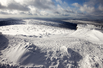 Deep winter in Giant Mountains.