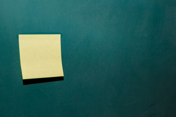 Post-it on Chalkboard Side profile