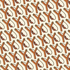 background pattern with slingshot