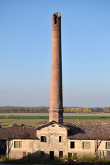 Fototapeta premium Post-industrial archeology - An old brick factory