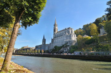 The Sanctuary of Our Lady of Lourdes. France

