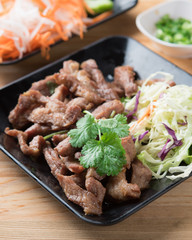 Fried pork,Thai food