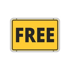 Free sign, Free vector icon