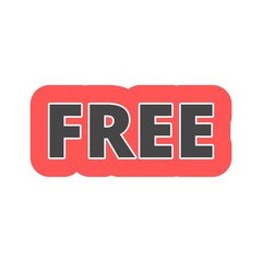 Free sign, Free vector icon