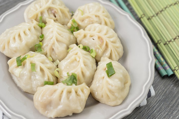Mongolian Food: Buuz (Steamed Mongolian Dumplings) 
