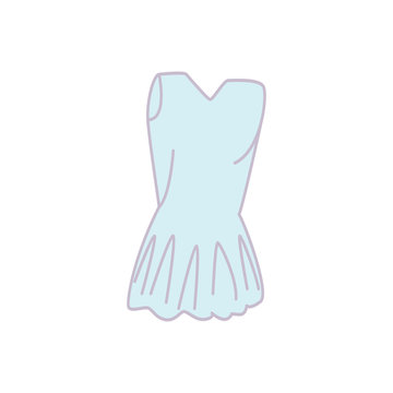 Ballet accessories in flat style. Vector illustration