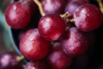 Bunch of grapes, close view