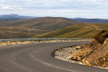 Mountain landscape road