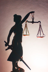 Legal justice law statue