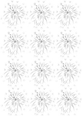 Abstract flowers,vector, background